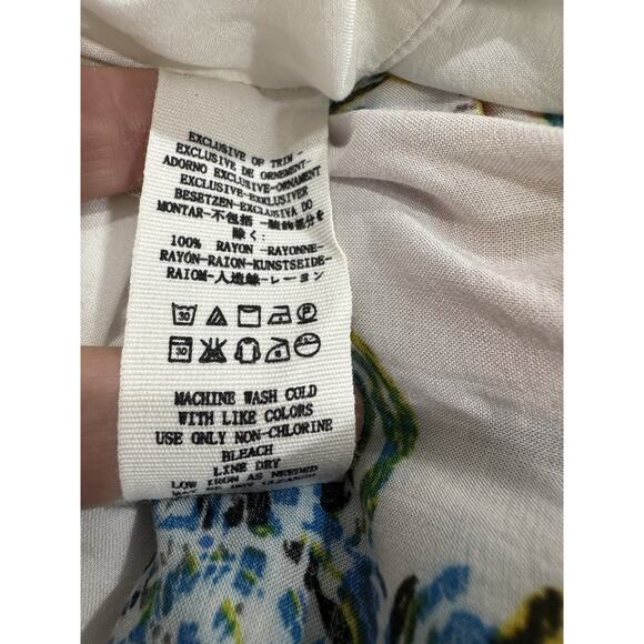 Free People Floral Print Mini Dress Sleeveless Open Back Casual Party - Picture 9 of 9